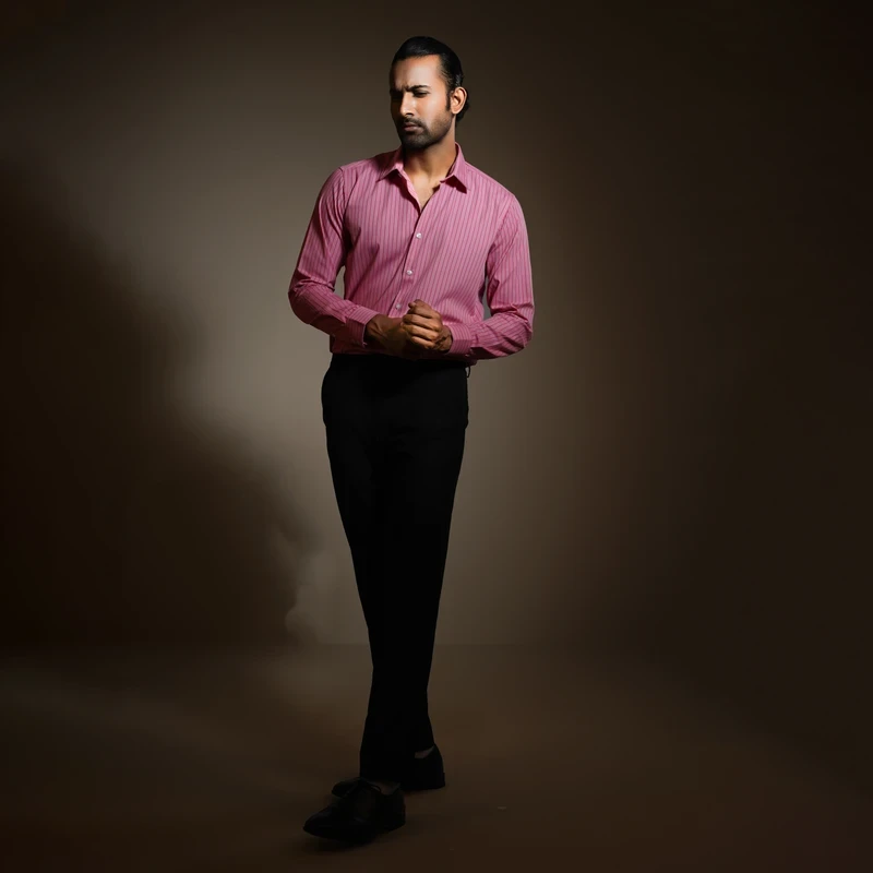 Formal stripes shirt J ART-S218