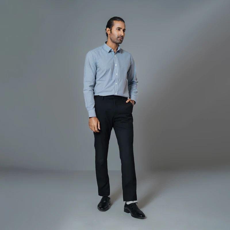 Formal checked shirt J ART-C211 - Image 3