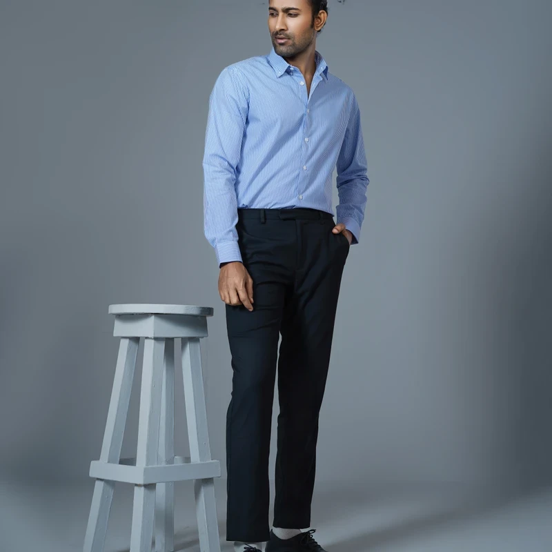 Formal stripes shirt J ART-S215 - Image 3