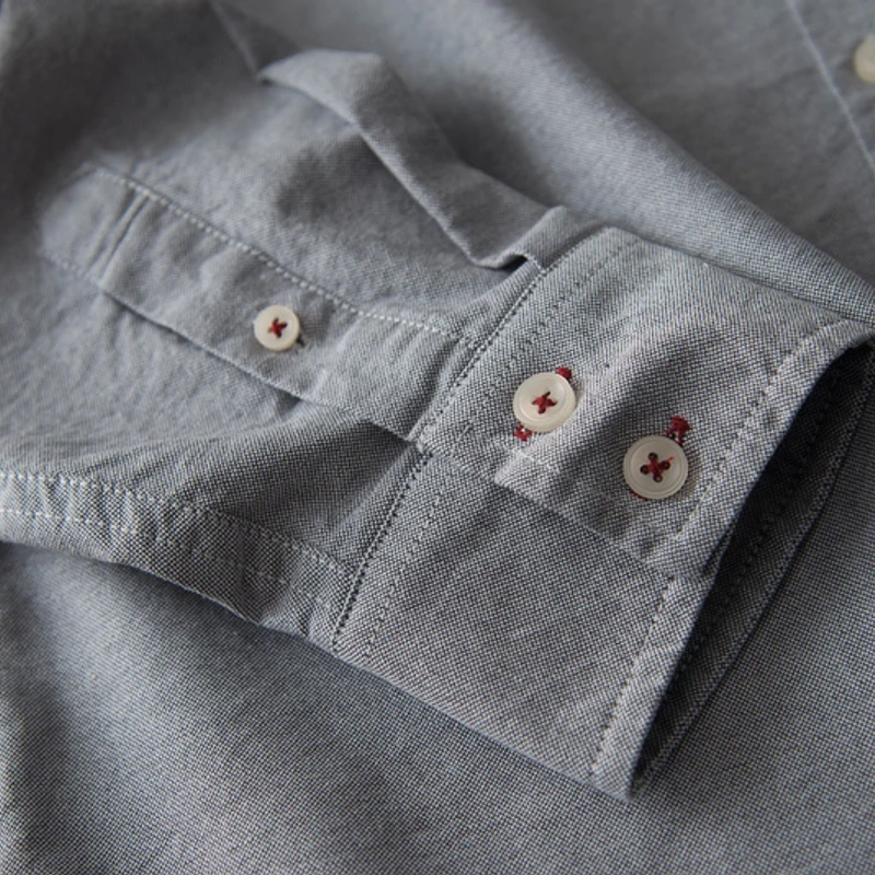 Light Ash/Gray color premium shirt for men AF-146 - Image 4