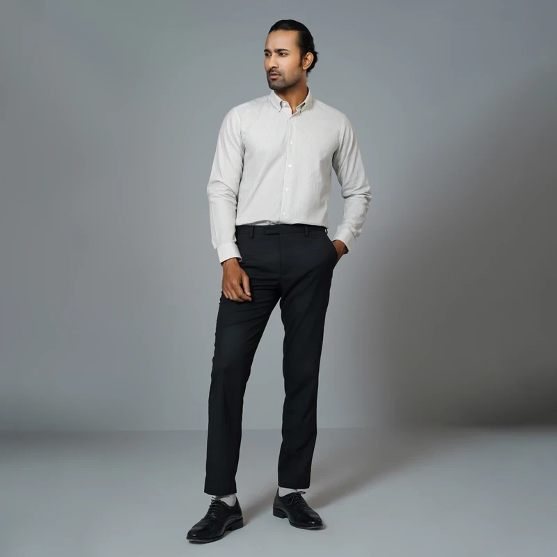 Formal stripes shirt J ART-S216 - Image 3