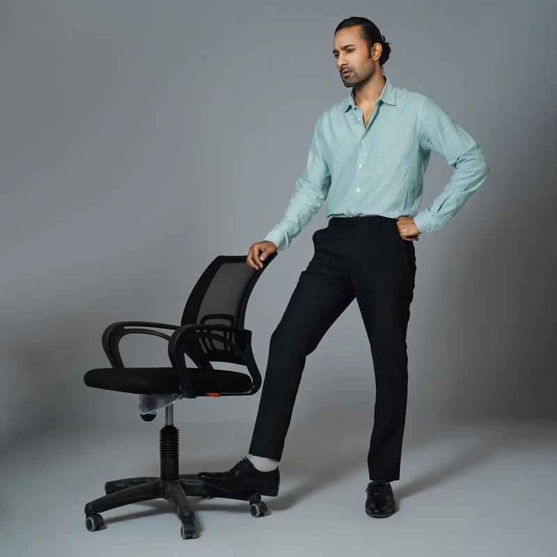 Formal stripes shirt J ART-S219 - Image 3