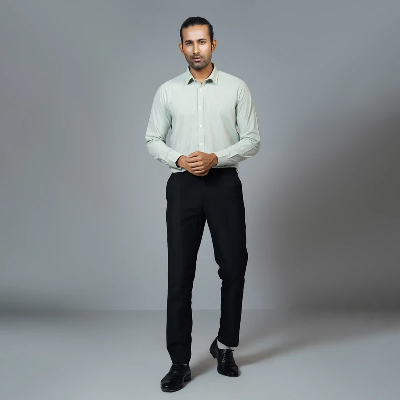 Formal checked shirt J ART-C213