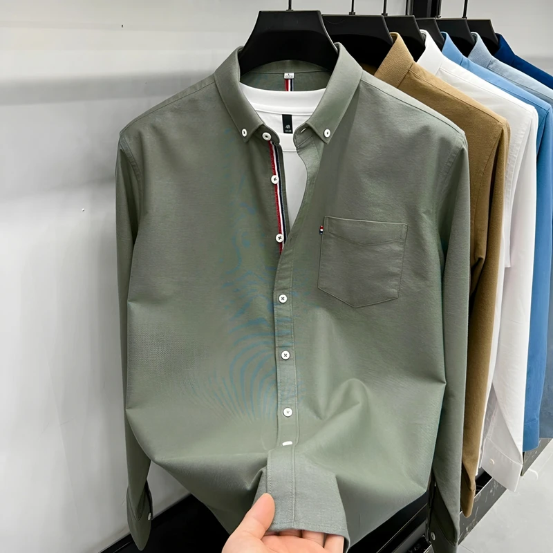 Light Olive Green premium quality shirt for men's AF-188