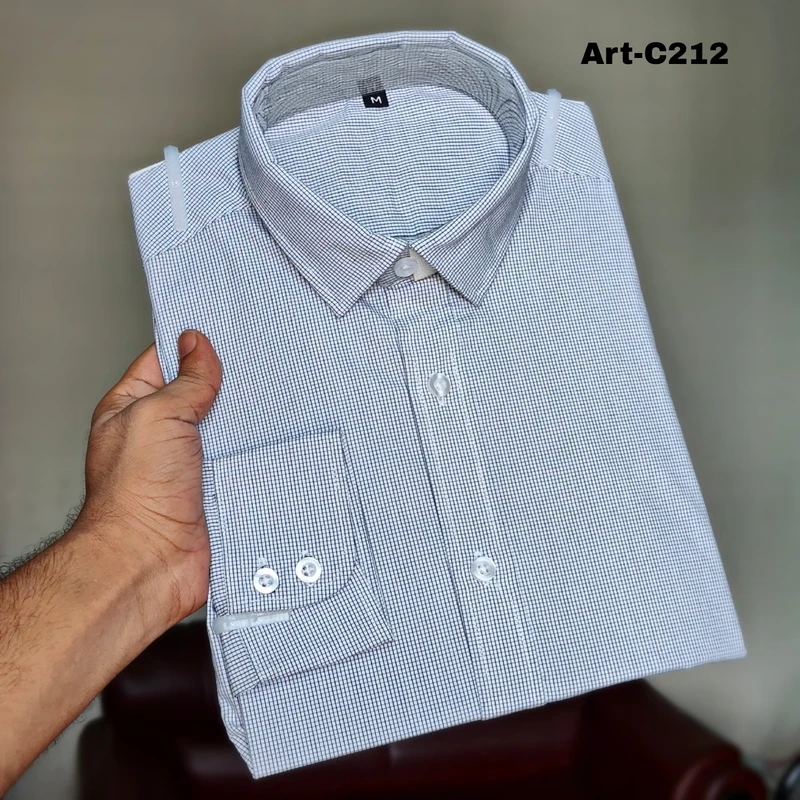 Formal checked shirt J ART-C212 - Image 5