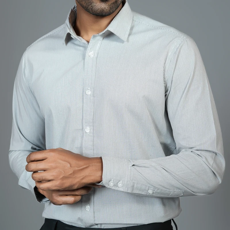 Formal checked shirt J ART-C212