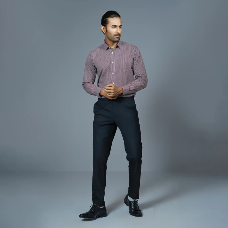 Formal checked shirt J ART-C210 - Image 5