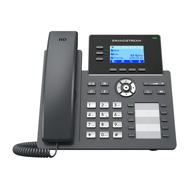 Grandstream GRP2604 3-Line 6-SIP Carrier Grade IP Phone with Adapter