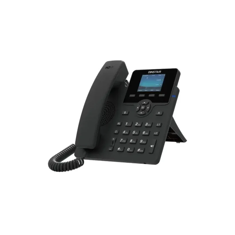 DINSTAR C62UP Color Screen IP Phone with POE & With Adapter