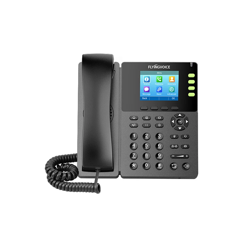 Flyingvoice FIP13G 4 SIP PoE IP Phone Without Adapter - Image 3