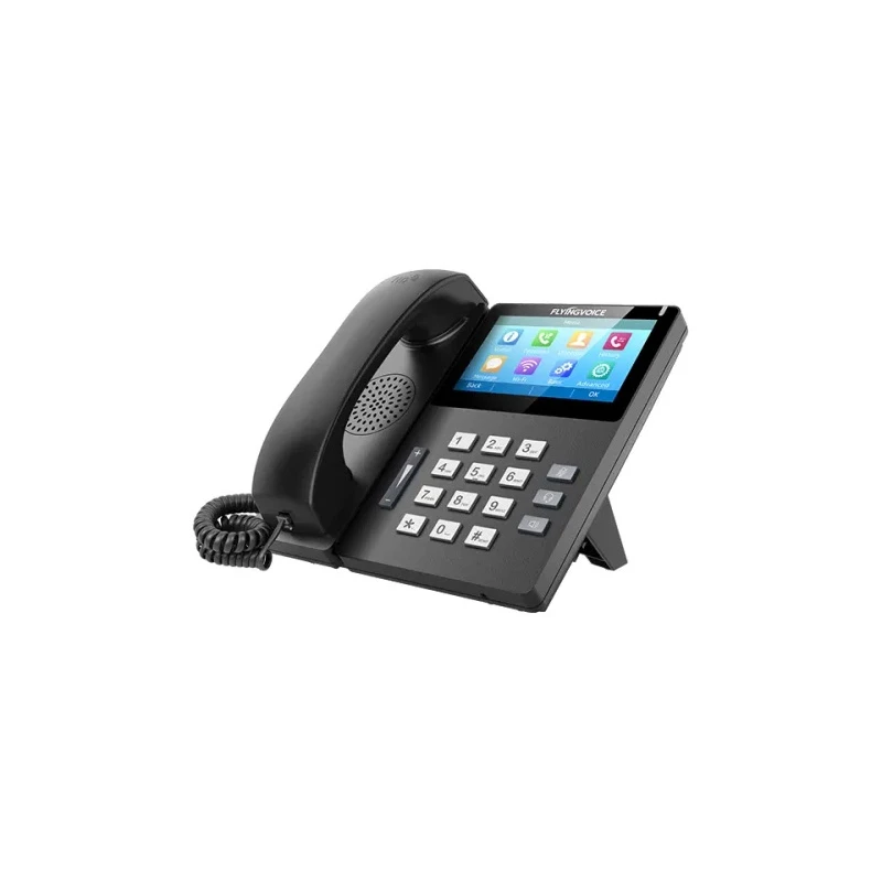 Flyingvoice FIP15G Plus 10 SIP PoE Touch Screen IP Phone