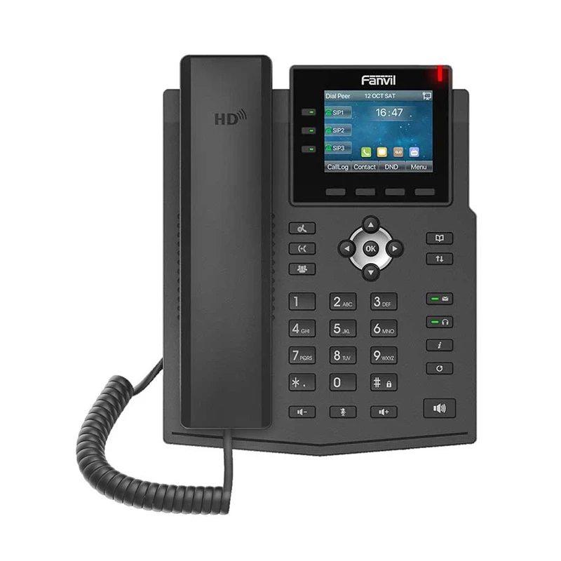 Fanvil X3U 6-SIP PoE IP Phone Without Adapter