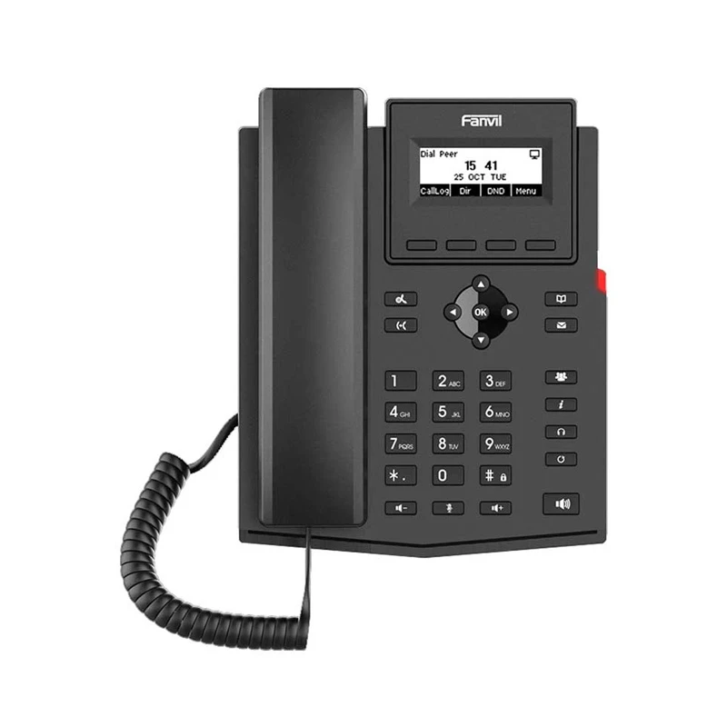 Fanvil X301P 2-SIP PoE IP Phone With Adapter