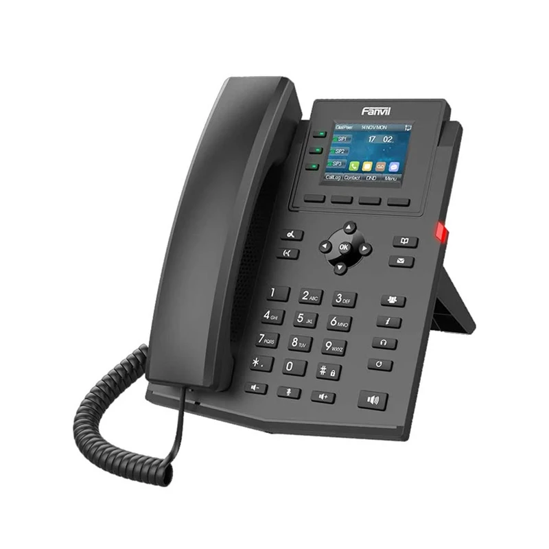 Fanvil X303G 4-SIP PoE Gigabit IP Phone With Adapter