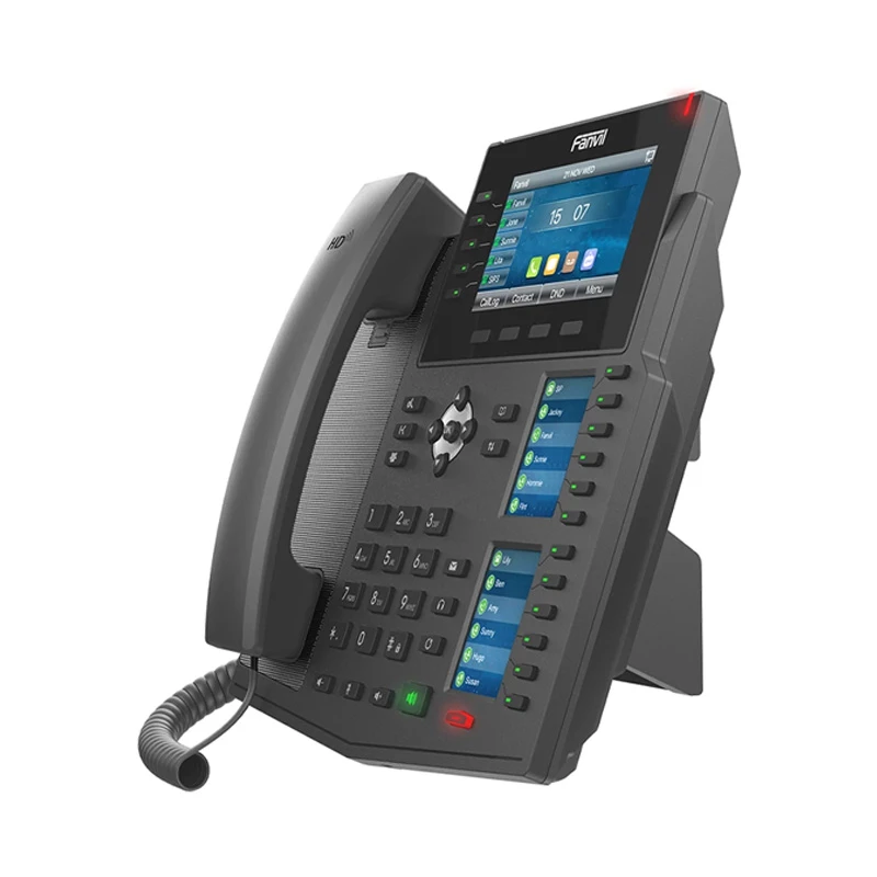 Fanvil X6U 20-SIP Wi-Fi Color Display Elegant PoE IP Phone without Adapter