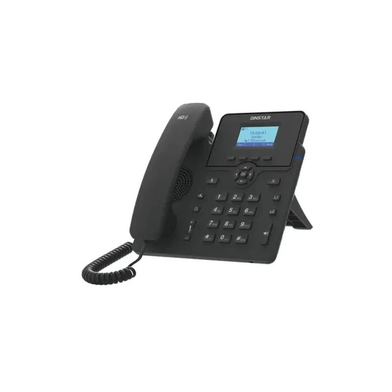 DINSTAR C61SP Entry Level IP Phone with POE & With Adapter