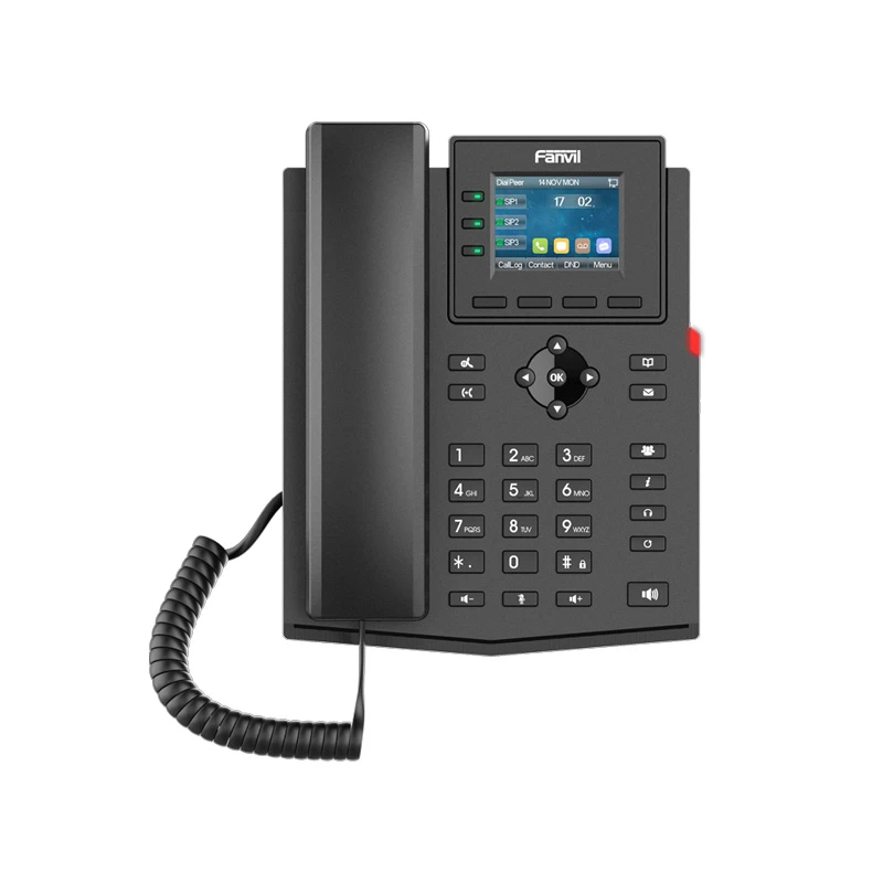 Fanvil X303P 4-SIP PoE IP Phone With Adapter