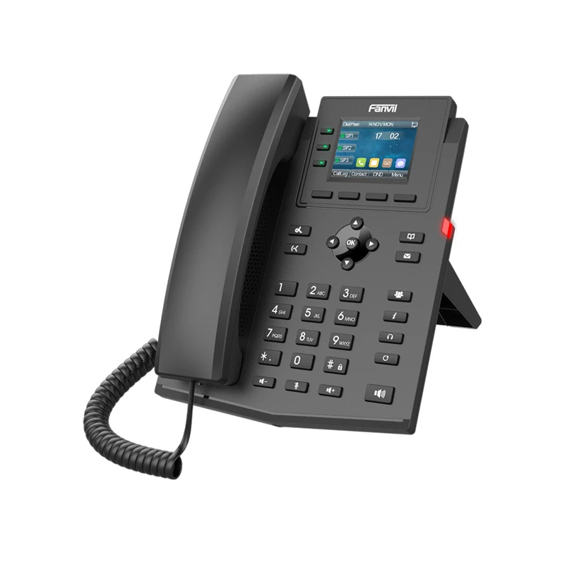 Fanvil X303P 4-SIP PoE IP Phone With Adapter
