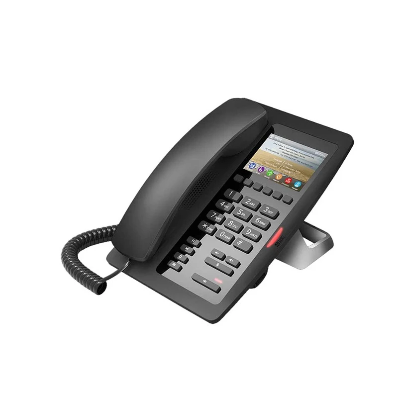 Fanvil H5 Black Regular Hotel IP Phone Set Without Adapter