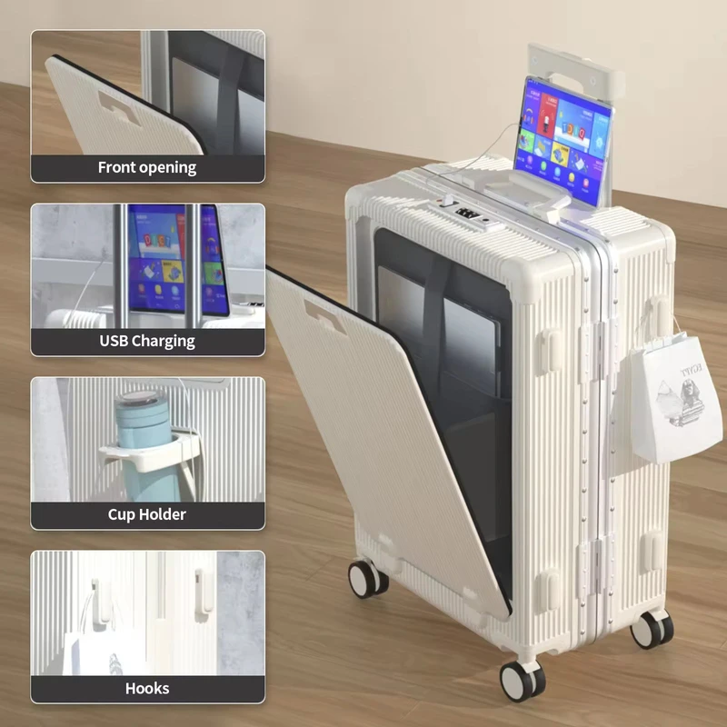 Smart Travel Partner Suitcase Luggage with Usb