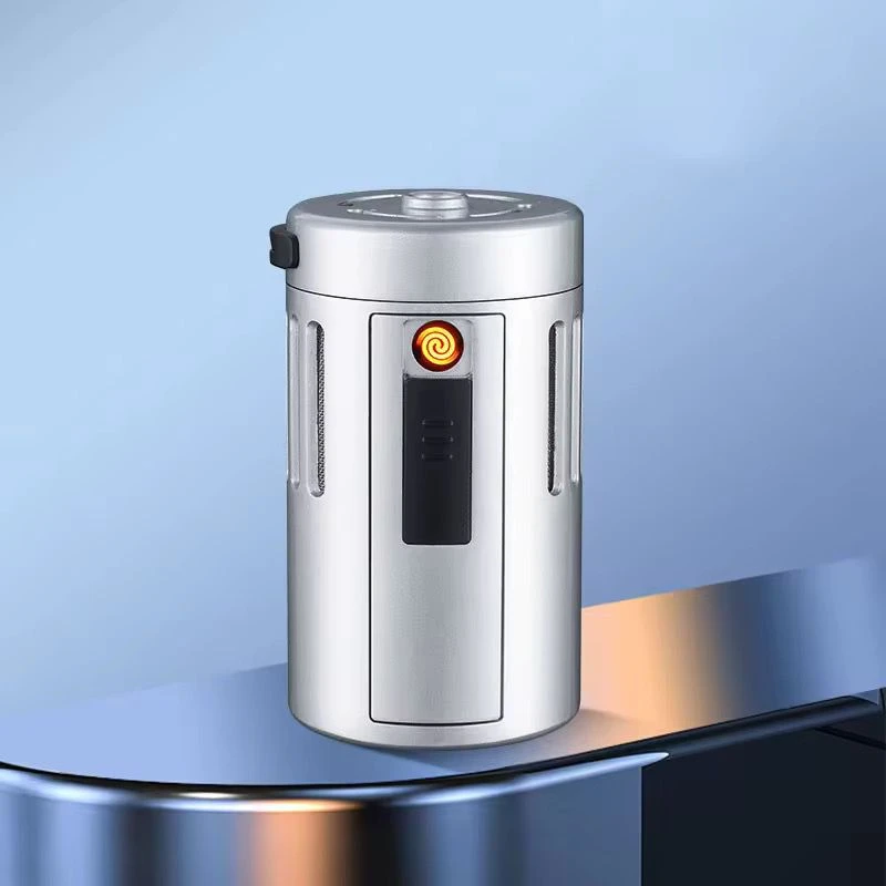 Multi-functional Portable Usb Cigarette Lighter with Ashtray - Image 5