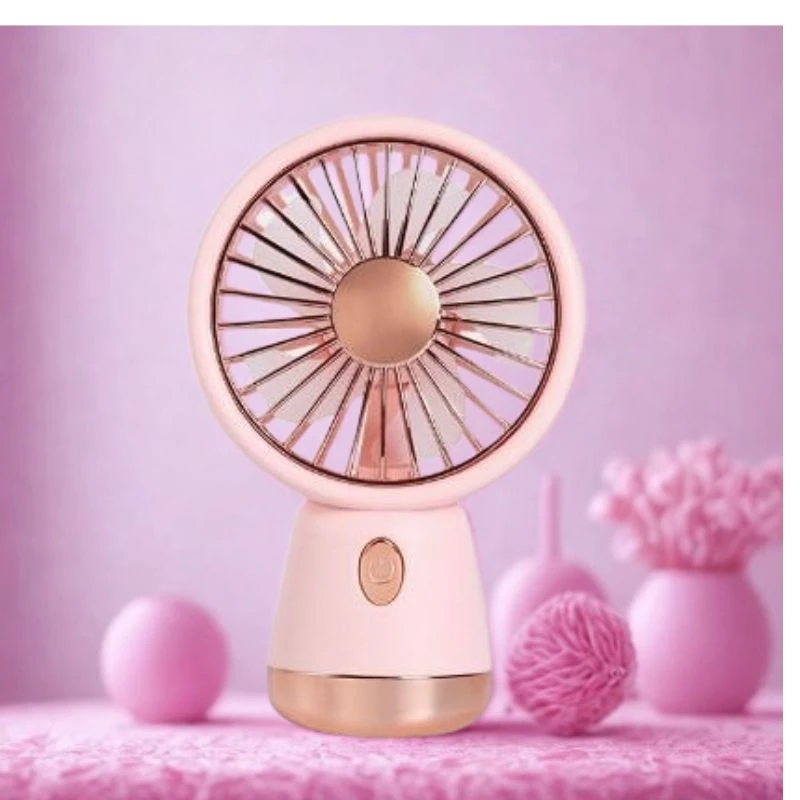 Mini Portable Fan USB Rechargeable Night Light Cooling Handheld Fan Three Speed Adjust ventilador - Image 4