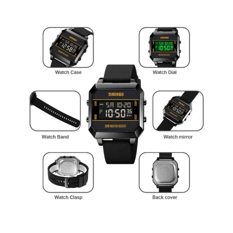 SKMEI 1848 (Black Belt) - Image 3