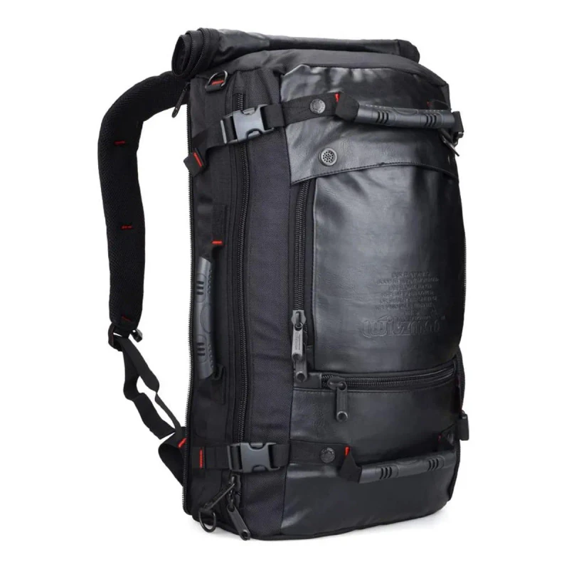 Witzman Travel Backpack Outdoor Hiking Camping Daypack Laptop Weekender Backpack 2023 (Black)