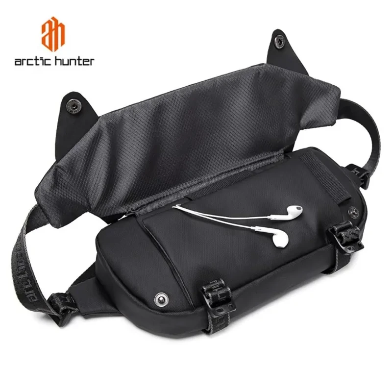 Arctic Hunter YB00047 Chest bag, waist bag, running bag, cool shoulder bag, waterproof, lightweight - Image 3