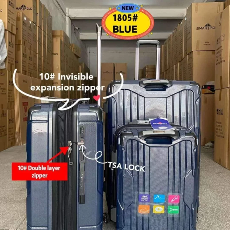 SMART POLO 4 Metal Corner Guard ABS+CP Hard-shell lightweight luggage - Image 3