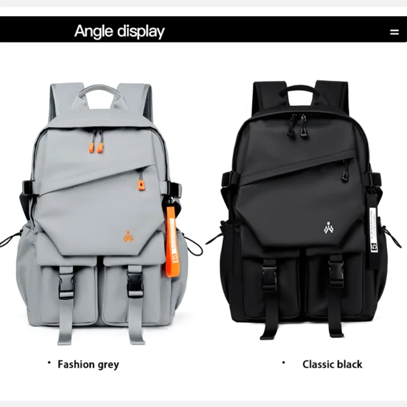 Original Small Zebra Fashion Backpack-F07(Grey)