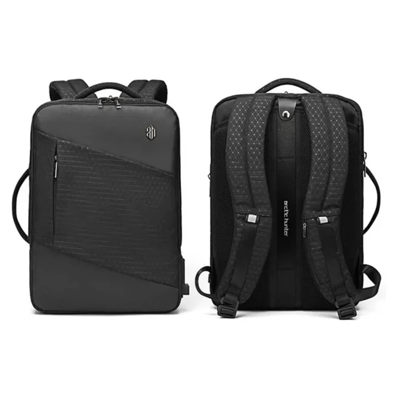 ARCTIC HUNTER Backpack Men Fit 15.6 inch Laptop USB Charging Multi-layer Men's Bag Large Capacity Backpacks, Expandable Backpacks