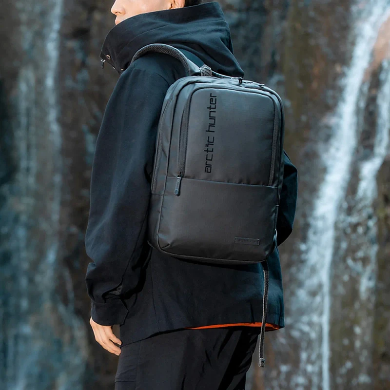 B00529 Arctic Hunter Tas Ransel Kasual Backpack Laptop 15.6 Inch - Image 3
