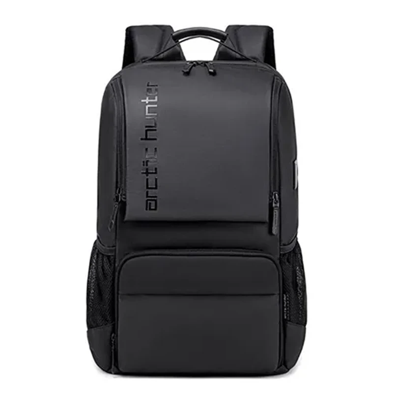ARCTIC HUNTER B00532 WATERPROOF ANTI-THEFT USB CHARGING TRAVEL BUSINESS LAPTOP BACKPACK(Black)
