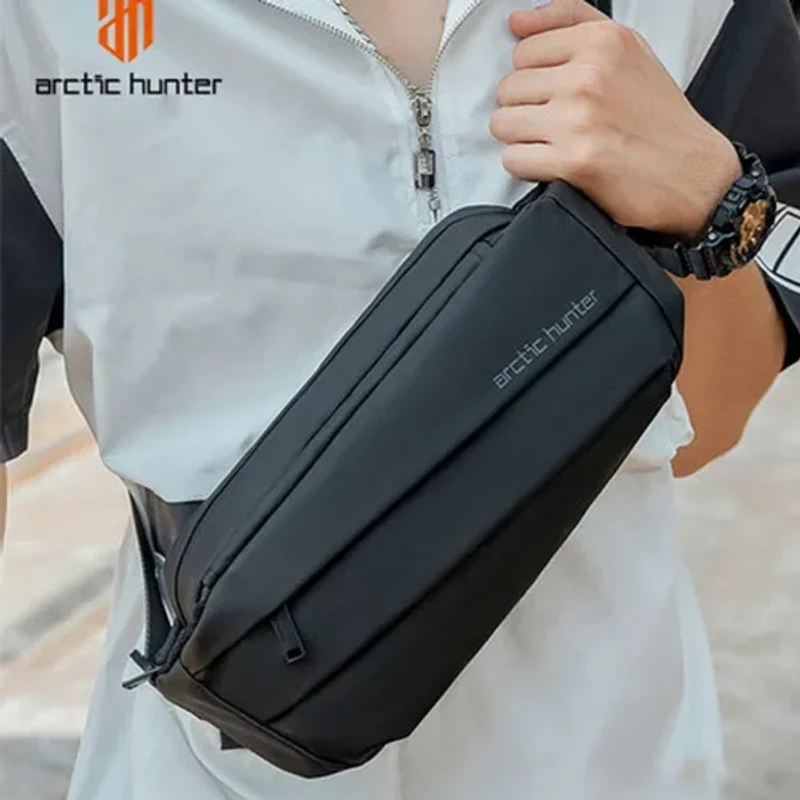 Waterproof Crossbody Sling Chest Bag-BD03(Black)