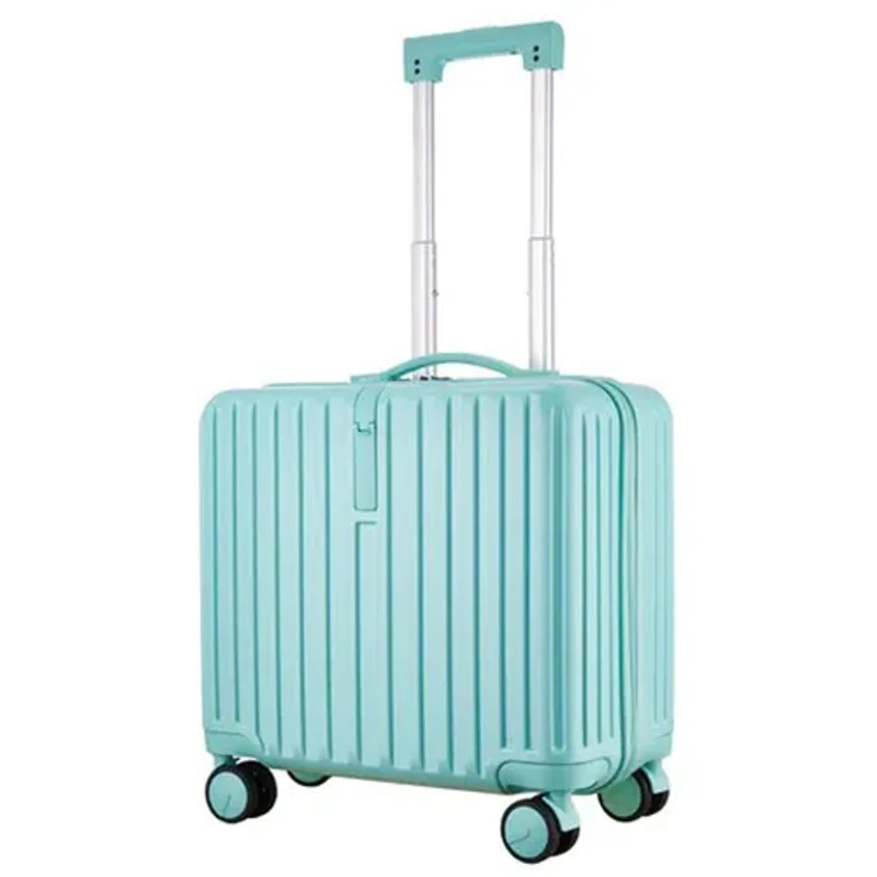 Nan Xiang 17" Carry-on Cabin Crew Trolley Luggage-NX70317(Light Green)