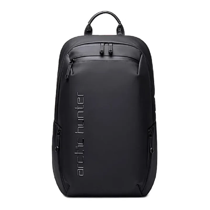 ARCTIC HUNTER Men's Backpack Multifunctional Waterproof Laptop USB Charge Outdoor Sport School Travel Bag Black B00423