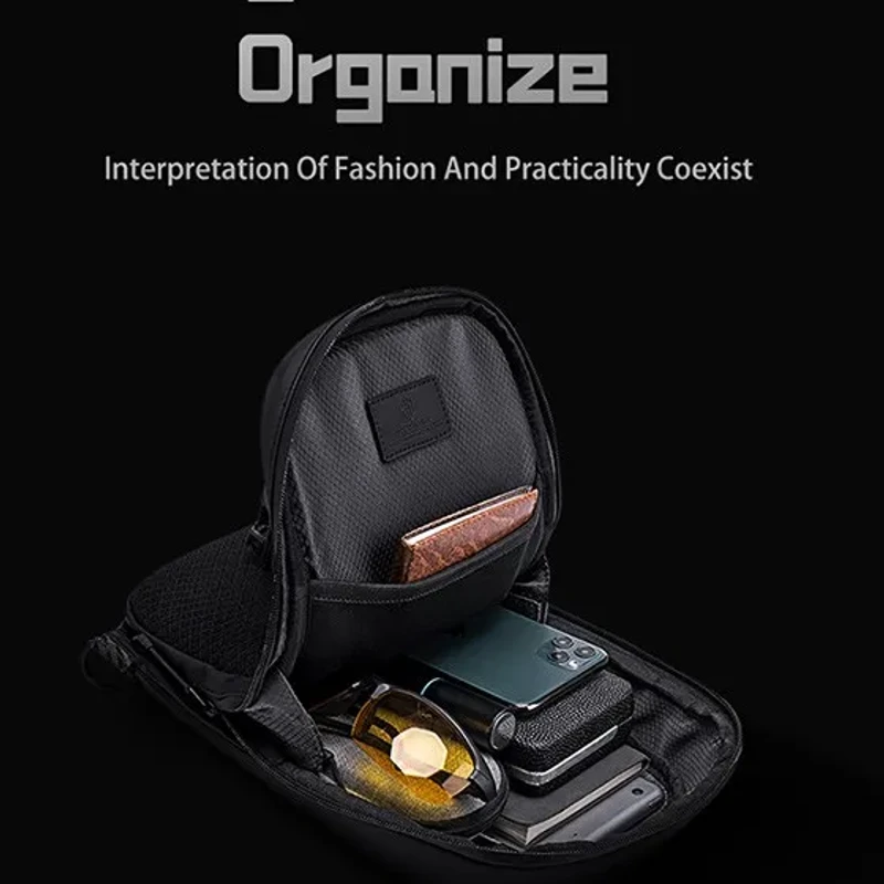 Arctic Hunter Waterproof Unisex Crossbody Single Shoulder Sling Bag - Theft-Proof