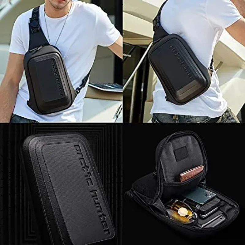 Arctic Hunter Waterproof Unisex Crossbody Single Shoulder Sling Bag - Theft-Proof - Image 3