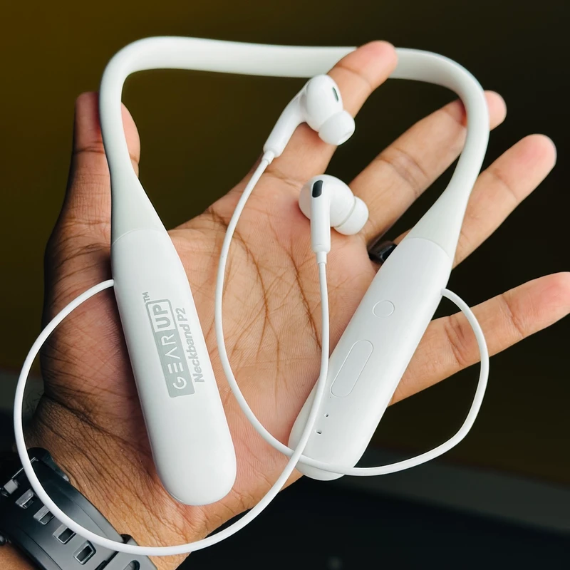GearUP Neckband P2 – White