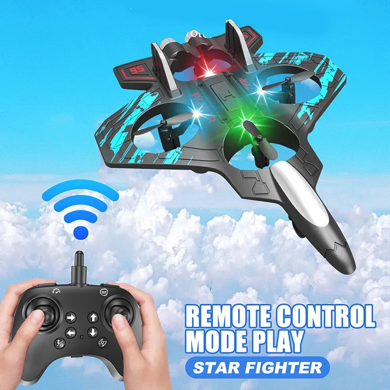 Remote Control Starfighter Drone Plane – Blue