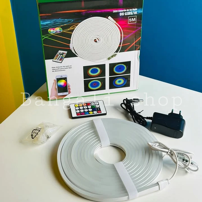 GearUP NRGB50 5 Meter RGB Neon Light with App & Remote Control