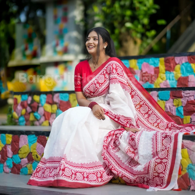 পূজা কালেকশন (ব্লাউজসহ)