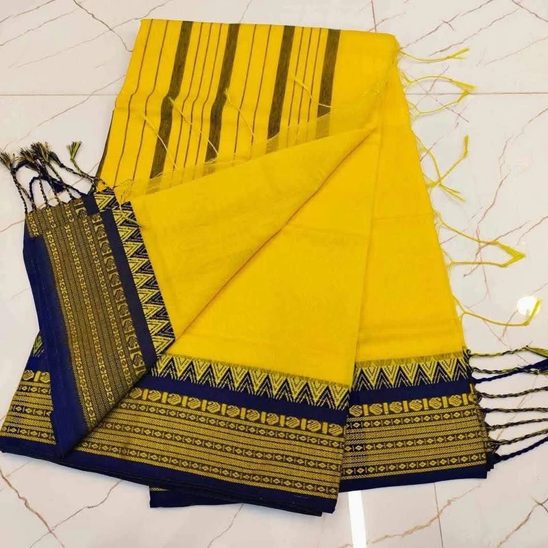 আড়ং কটন নকশী পাইর শাড়ি(ব্লাউজসহ) - Thumbnail 4