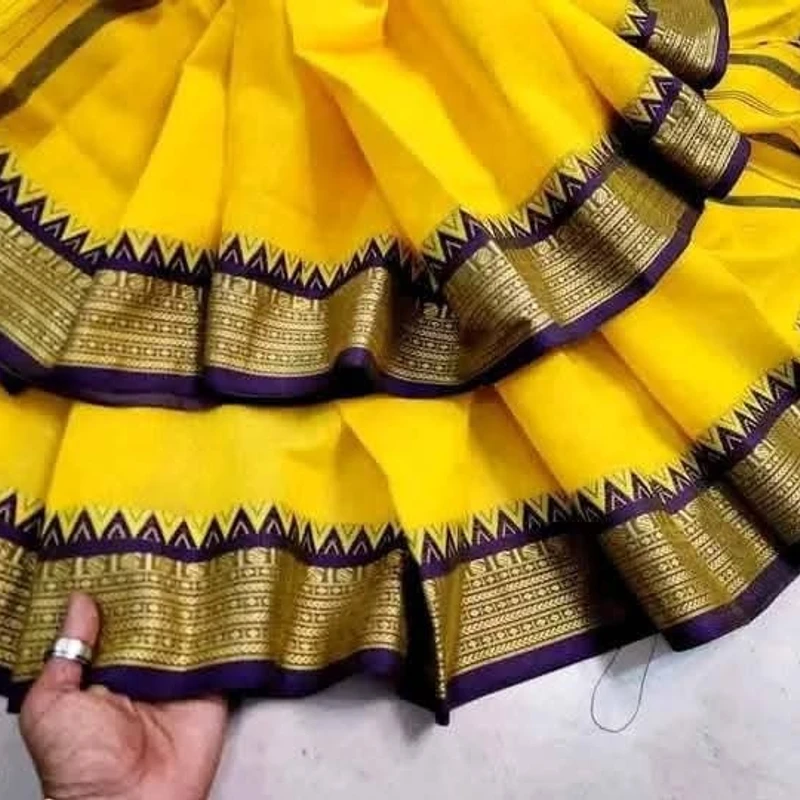 আড়ং কটন নকশী পাইর শাড়ি(ব্লাউজসহ) - Thumbnail 5