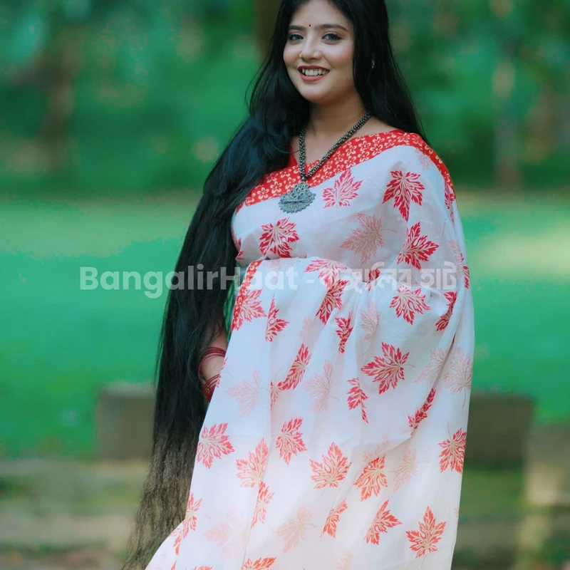 পূজা কালেকশন (ব্লাউজসহ)