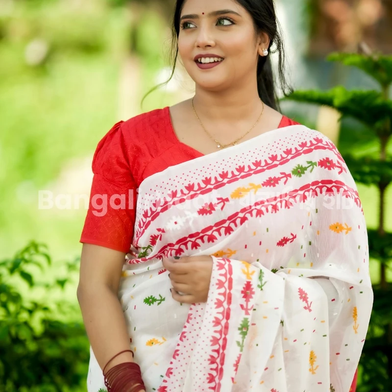 পূজা কালেকশন (ব্লাউজসহ)