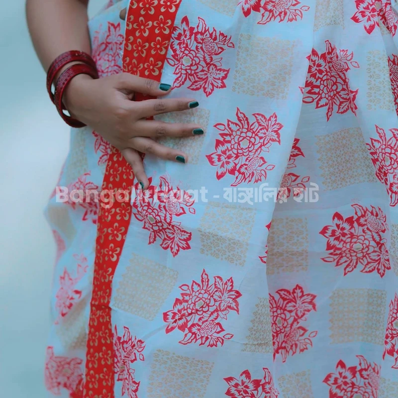 পূজা কালেকশন (ব্লাউজসহ) - Thumbnail 4