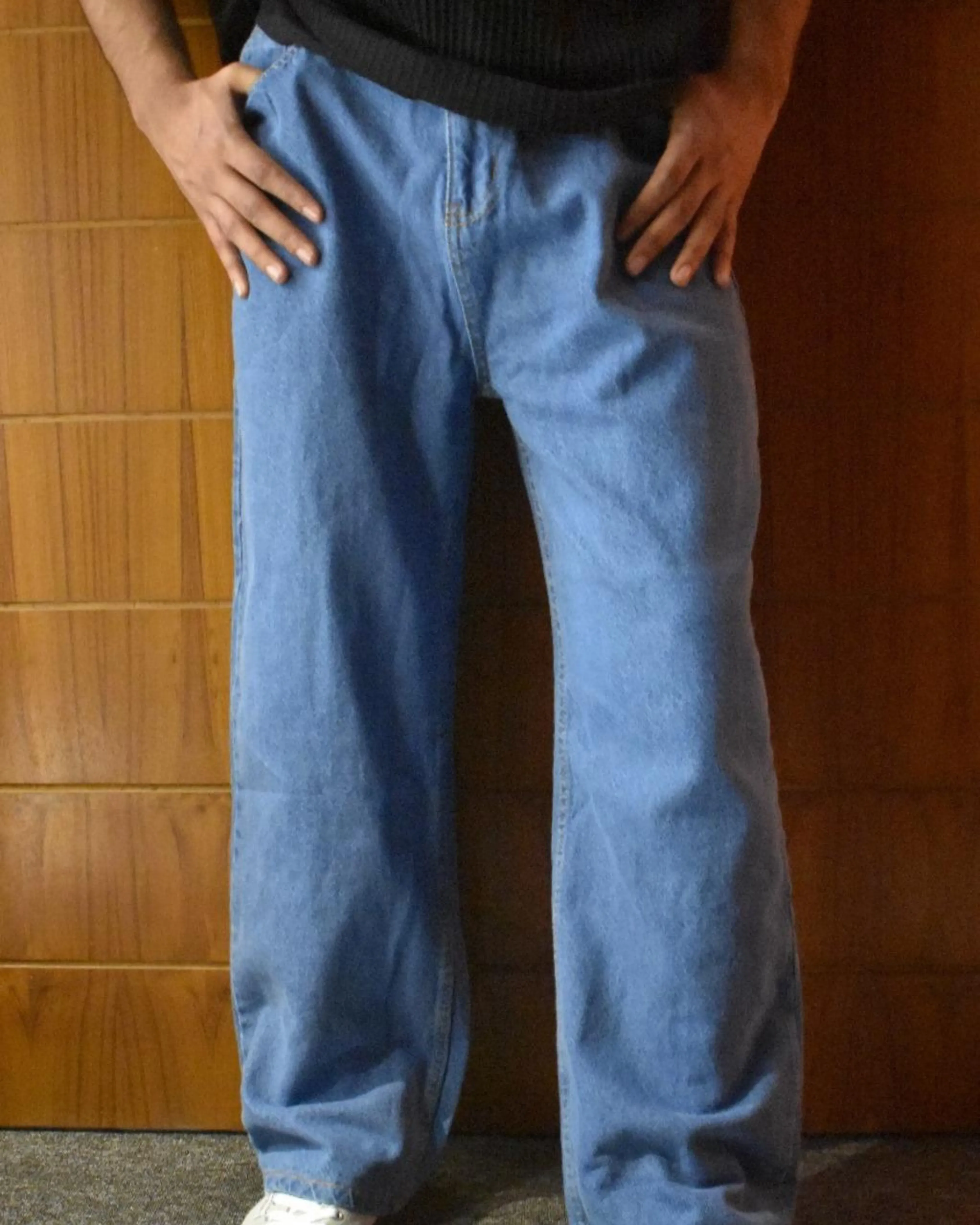 Blue Baggy Jeans