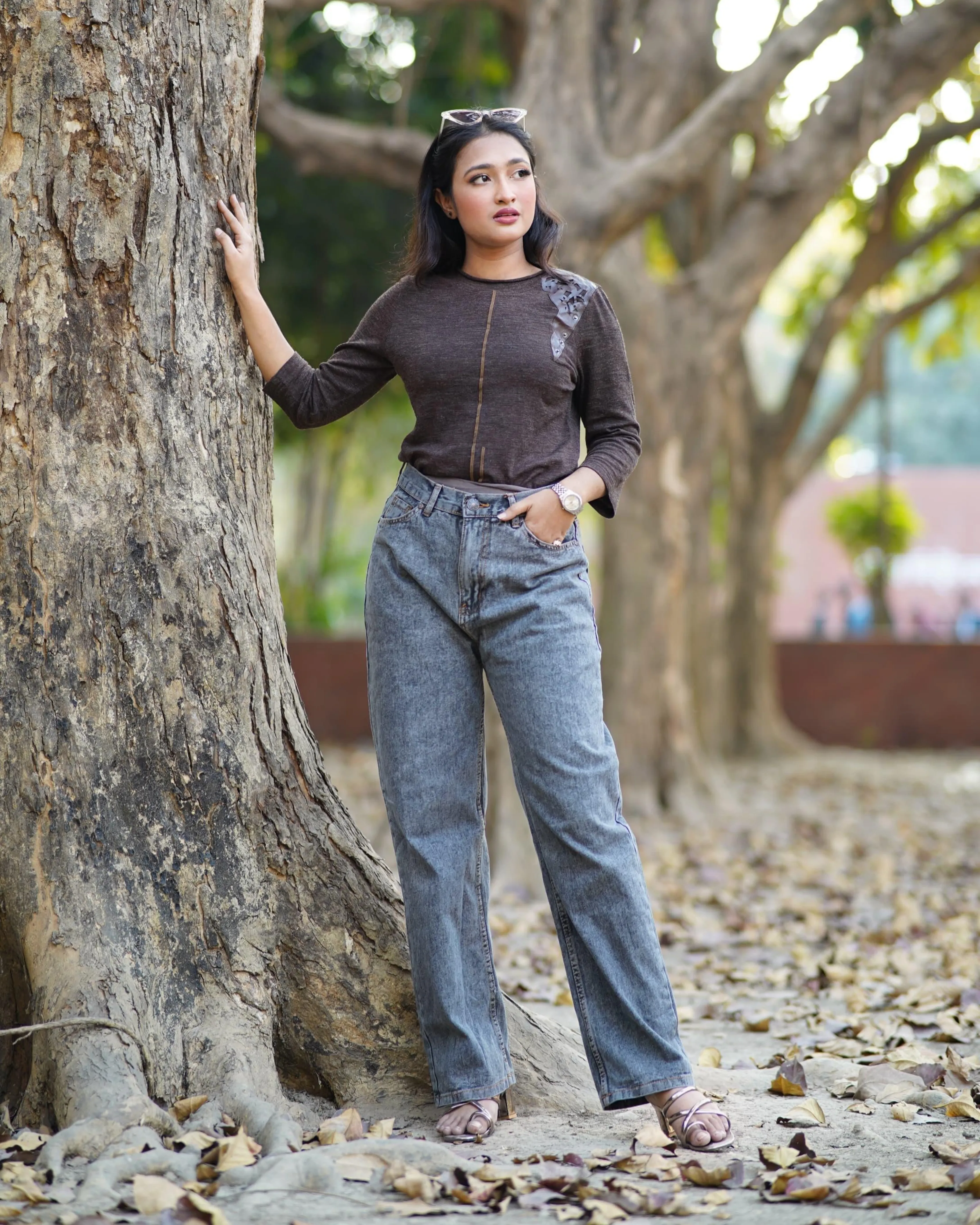 Acid Wash Baggy Jeans